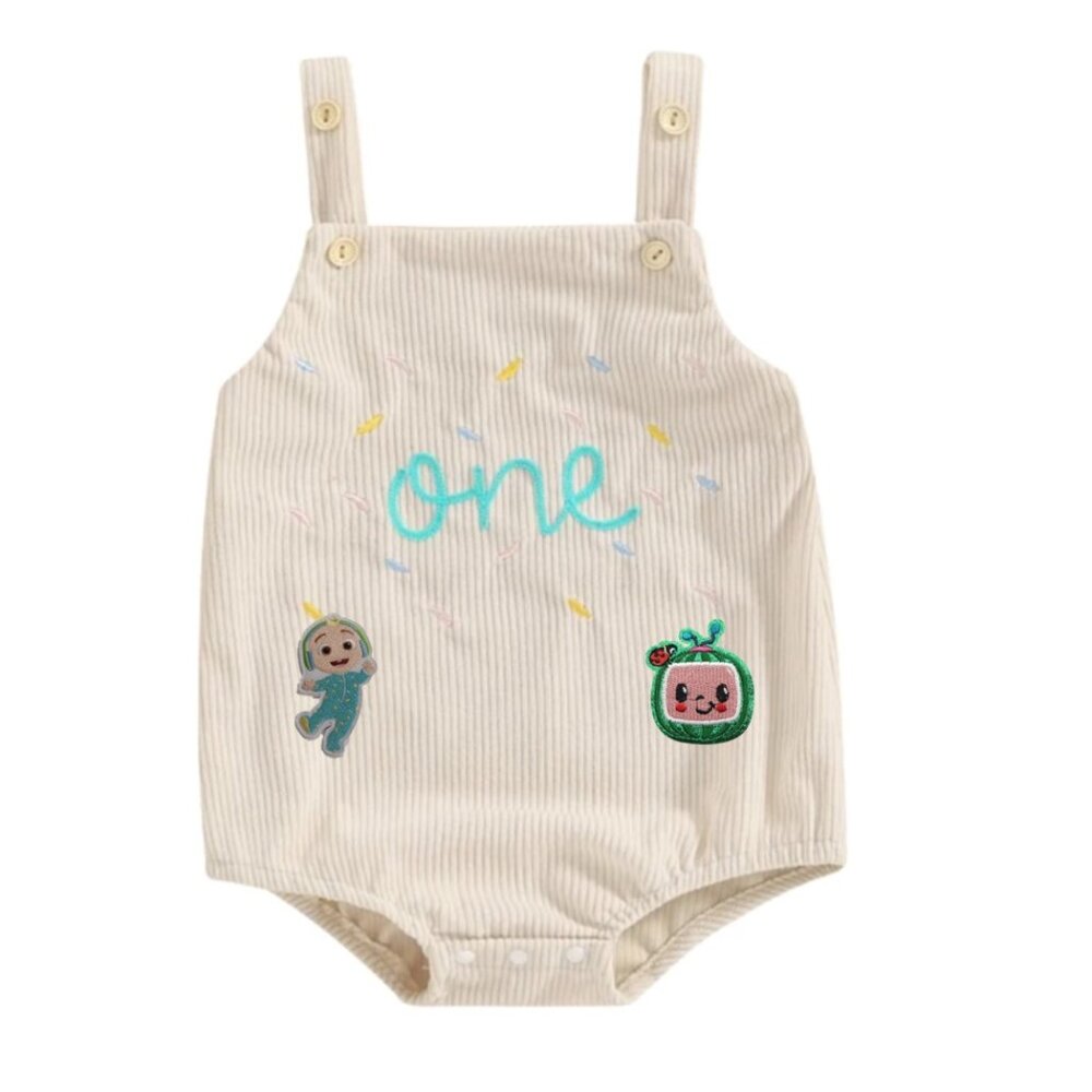 Cocomelon Romper Outfit Smash First Birthday Bodysuit clothes Coco Melon JJ